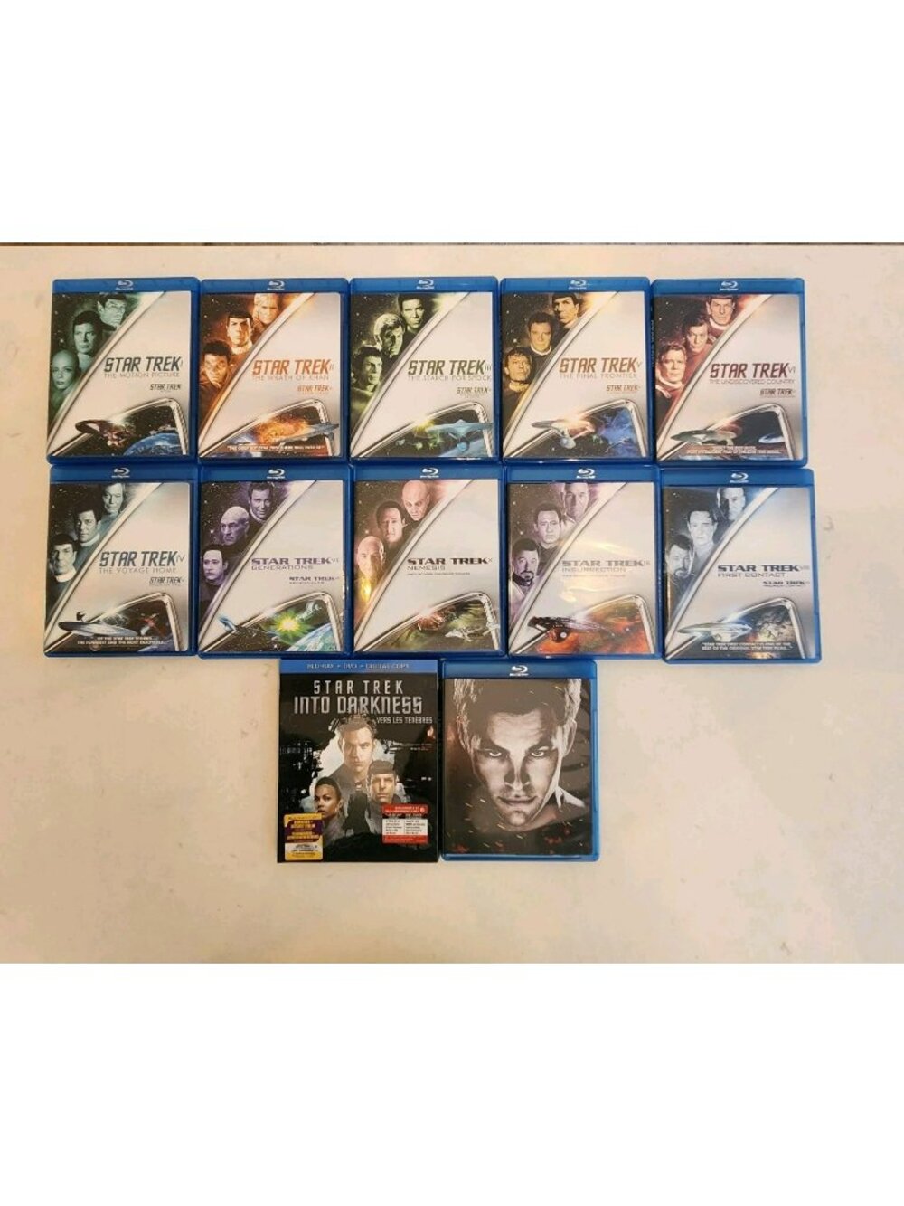 Star Trek Blu Ray Lot 12 Movies Star Trek The Motion Picture Onwards